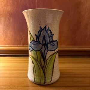 Handmade Studio Art Pottery Vase 8” Gorgeous!